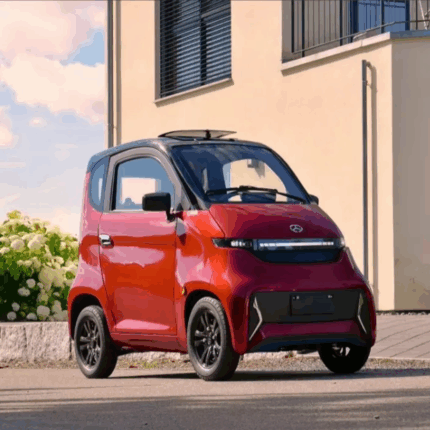 Factory Supply Minicoche Electrico with EEC COC Certification Low Speed 45km 25km Cheap 4wheel Electric Private Car